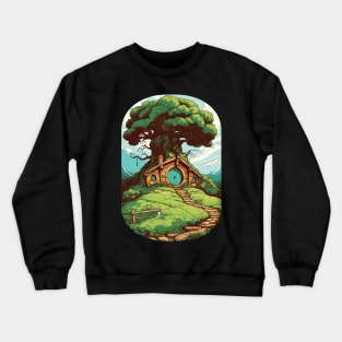 Round Door - Halfling Abode - Fantasy Crewneck Sweatshirt